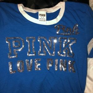 PINK bling tee